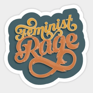 Feminist Rage Sticker